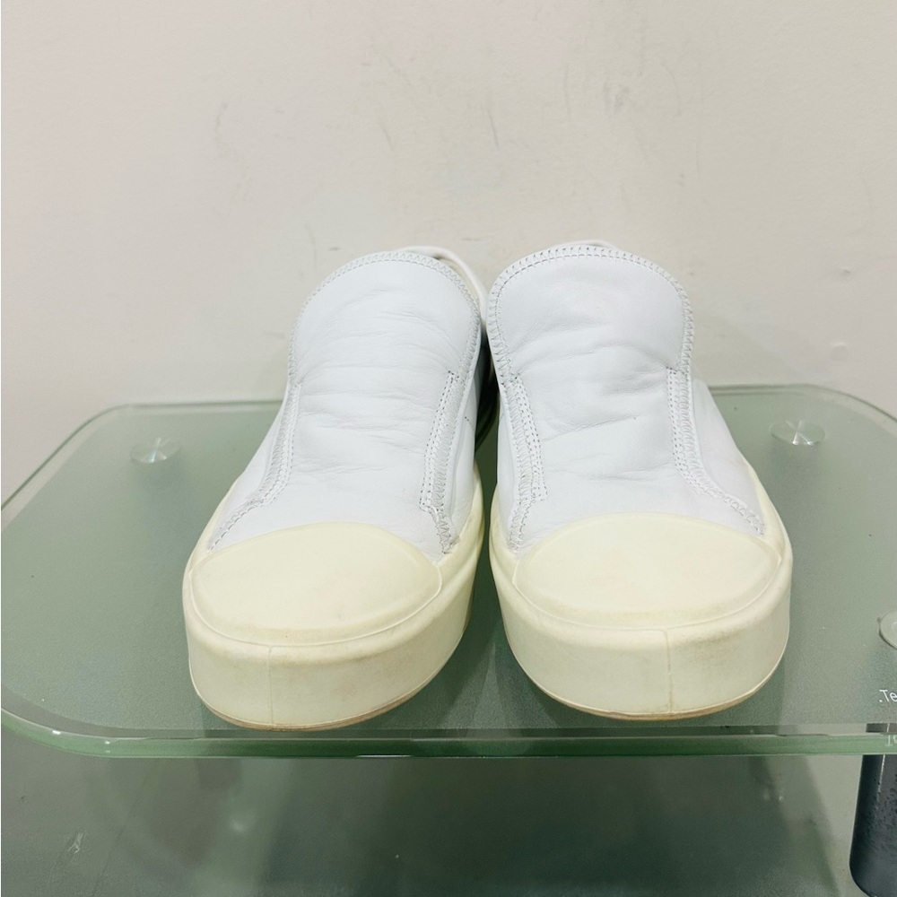 Ecco Women’s White Slip One Sneakers‎ Size 39/ US 8,5 Soft - Picture 3 of 11